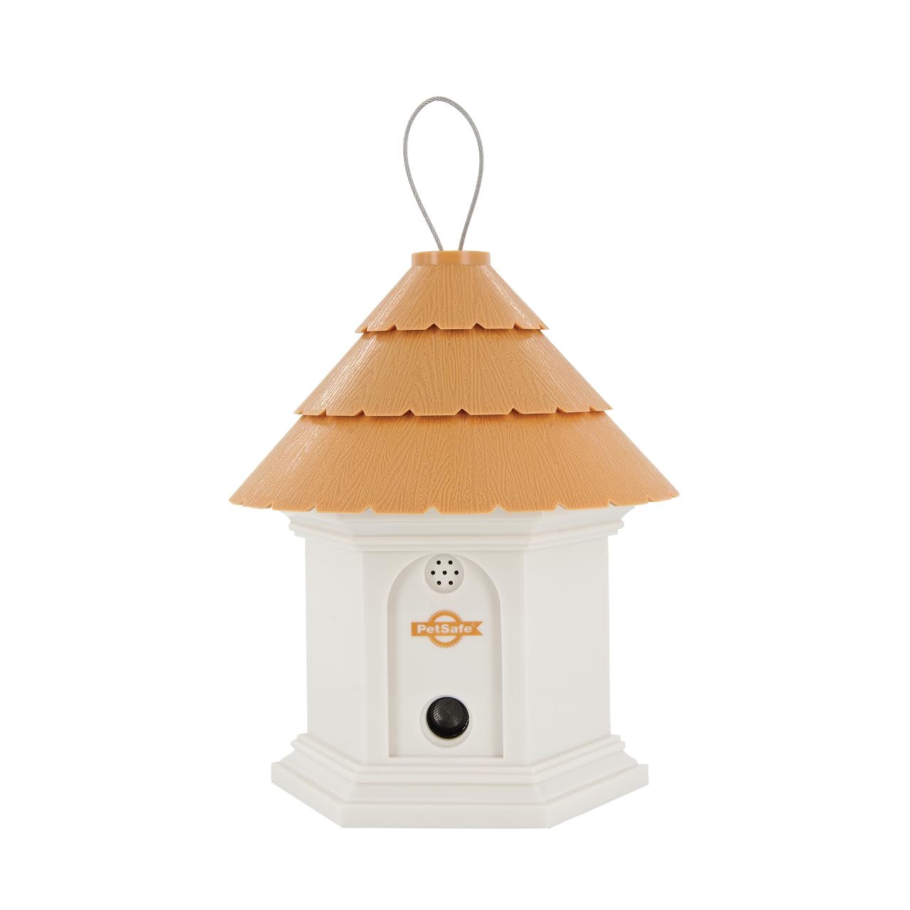 PetSafe Deluxe Outdoor Ultrasonic Bark Control - Elite No Barking Deterrent for All Dog Sizes - Up to 1/4 Acre (50 ft) Coverage - Weatherproof - Timer for Scheduled Activation - Bird House Design, 1-Pack, Elite