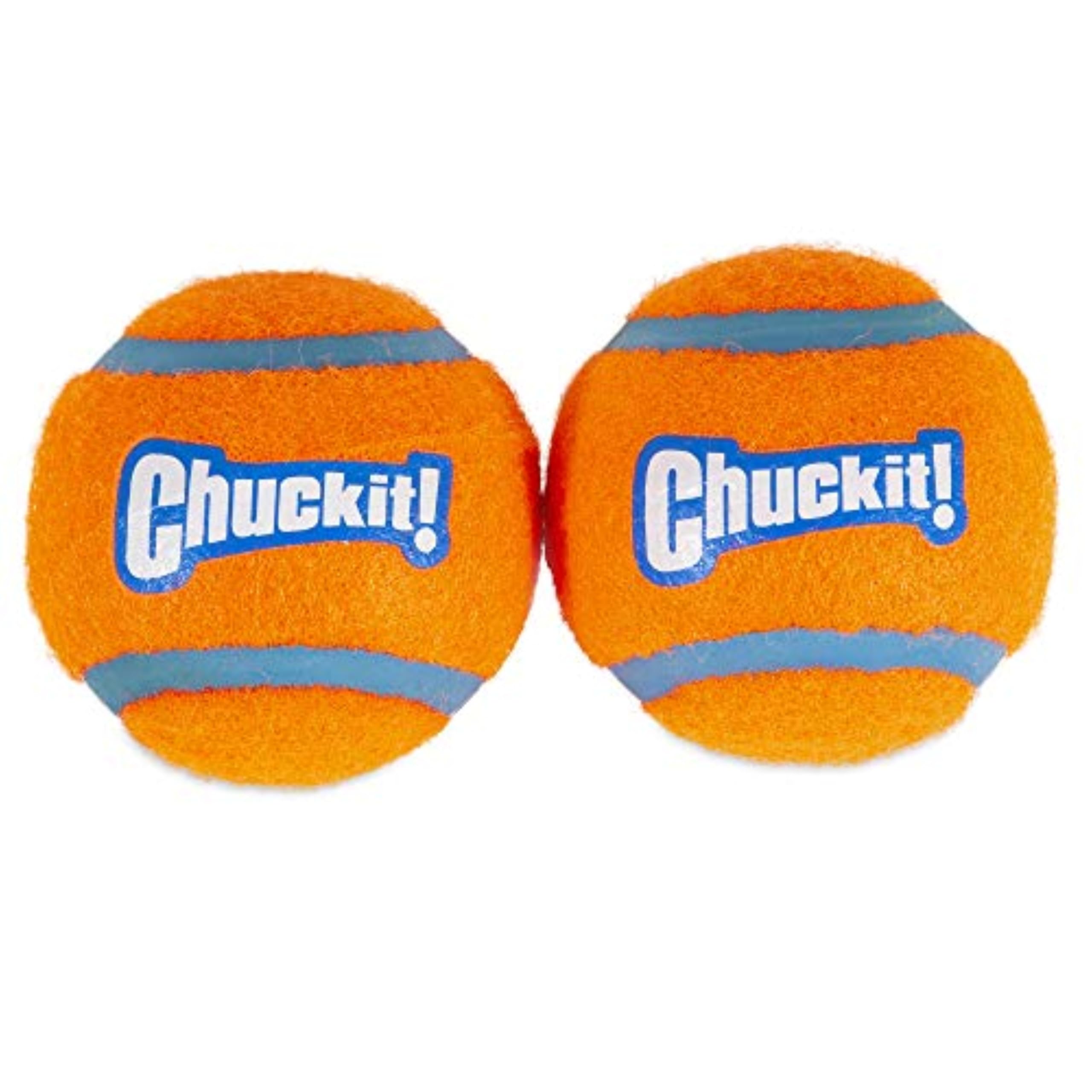 Chuckit! Dog Tennis Ball Dog Toy, Large (3 Inch Diameter) for dogs 60-100 lbs, Pack of 2, Large - 2 Count ( Pack of 1)