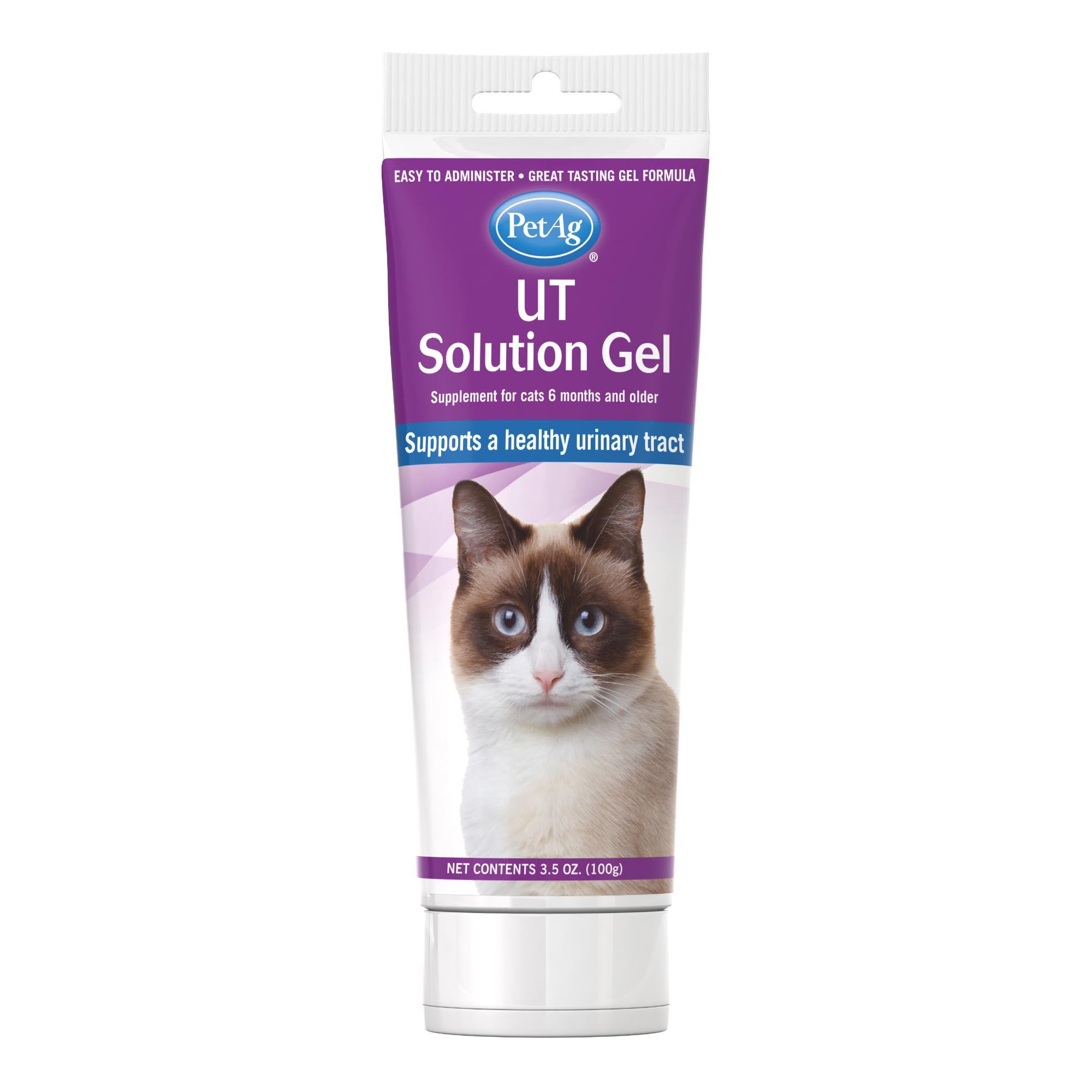 PetAg UT Solution Gel Supplement for Cats - 3.5 oz - Supports a Healthy Urinary Tract for Cats 6 Months and Older