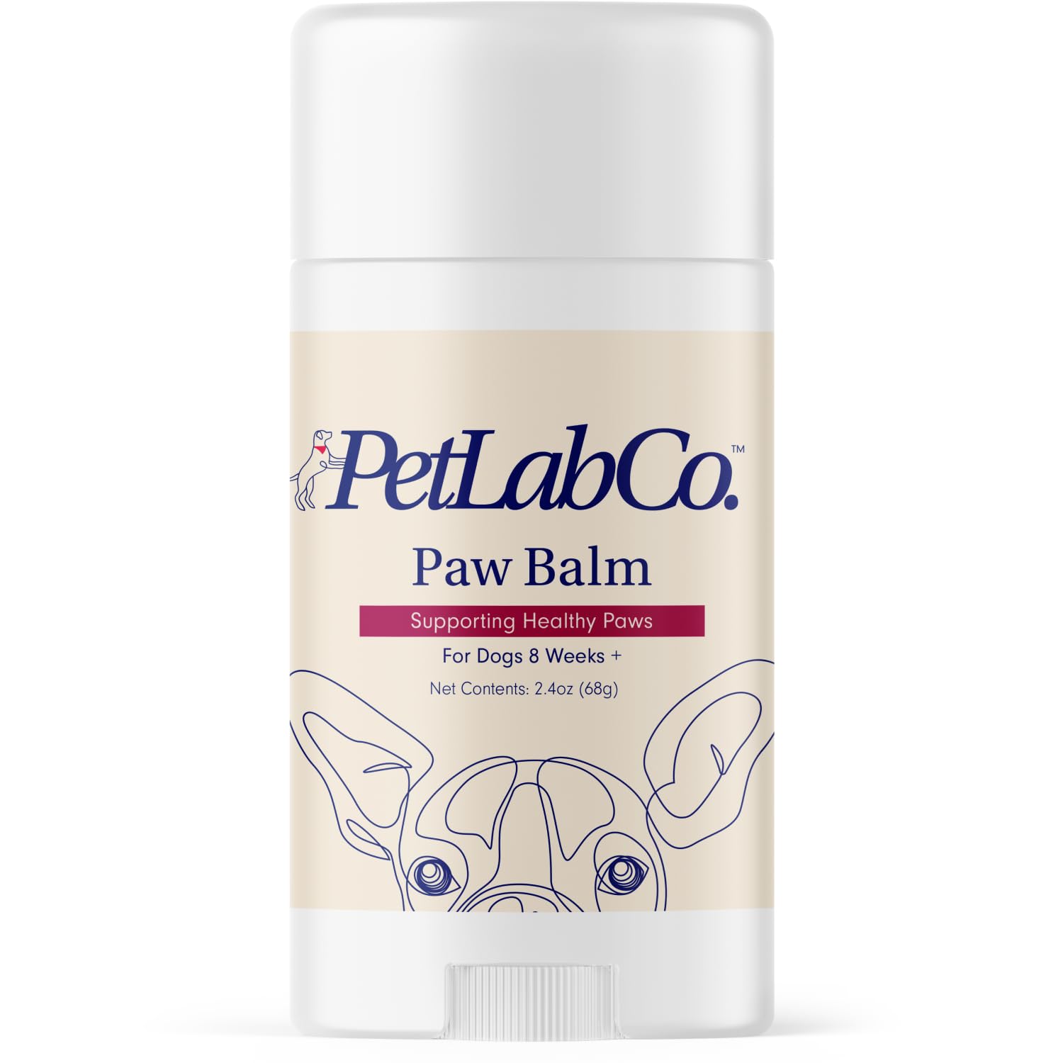 PetLab Co. Paw Balm for Dogs - Moisturizes and Supports Dry Paws - Easy to Use Paw Soother for Dogs of All Ages - Dog Paw Wax